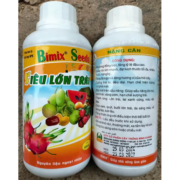 Bimix Super Seeds - Kích Thích Ra Hoa, Đậu Quả, Giúp Quả Nhanh Lớn
