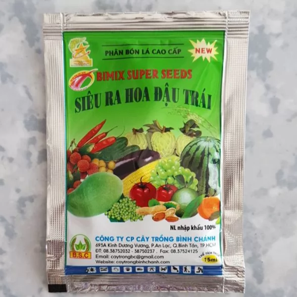Bimix Super Seeds - Kích Thích Ra Hoa, Đậu Quả, Giúp Quả Nhanh Lớn