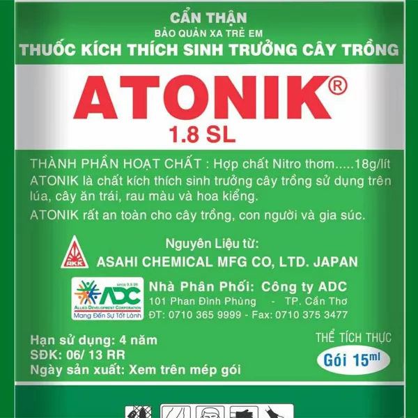 Thuốc Kích rễ Atonik - Đột Phá Mới Cho Vườn Cây Của Bạn