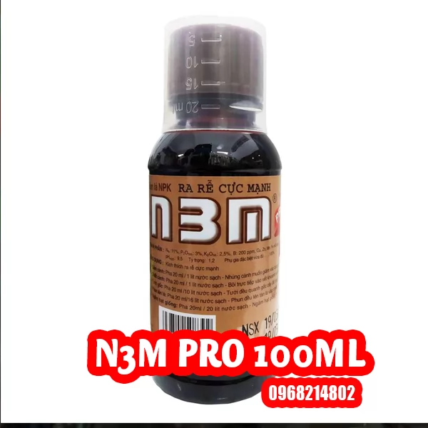 Thuốc kích rễ N3M: Công dụng, hướng dẫn cách sử dụng và địa chỉ bán uy tín
