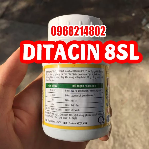 DITACIN 8SL - THUỐC TRỪ SÂU SINH HỌC THẾ HỆ MỚI