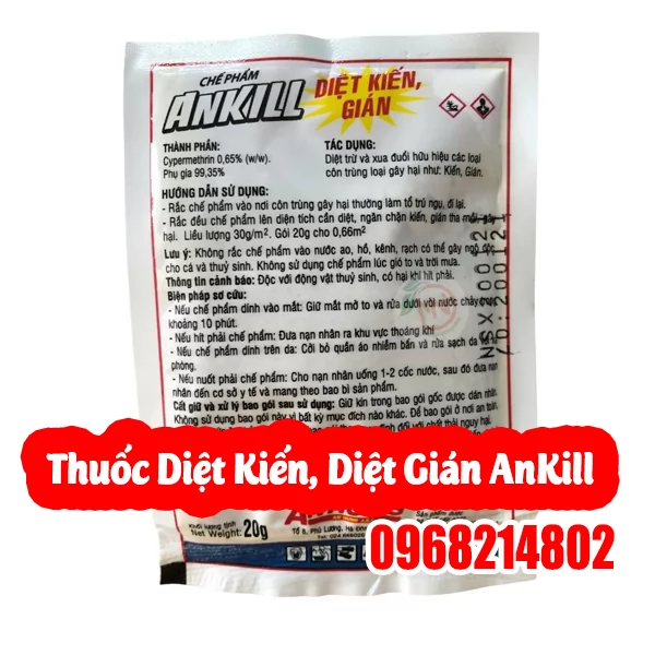 Thuốc Diệt Kiến Gián AnKill - Giải Pháp Đa Năng Trừ Côn Trùng Hiệu Quả