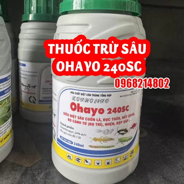 Ohayo Ando 240SC - Thuốc Trừ Sâu Sinh Học Đặc Trị Nhện, Rệp, Bọ Trĩ Hiệu Quả Cao