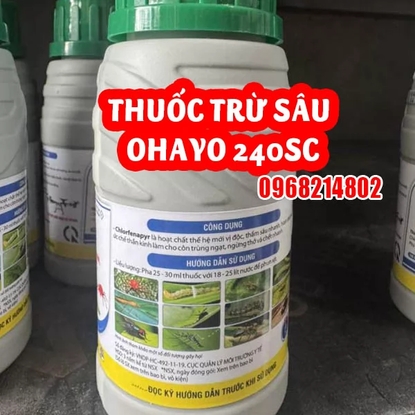 Ohayo Ando 240SC - Thuốc Trừ Sâu Sinh Học Đặc Trị Nhện, Rệp, Bọ Trĩ Hiệu Quả Cao